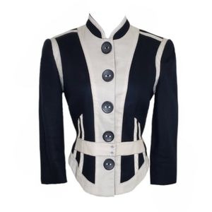 3.1 Phillip lim Black and White Structured Jacket Size 6 NWOT